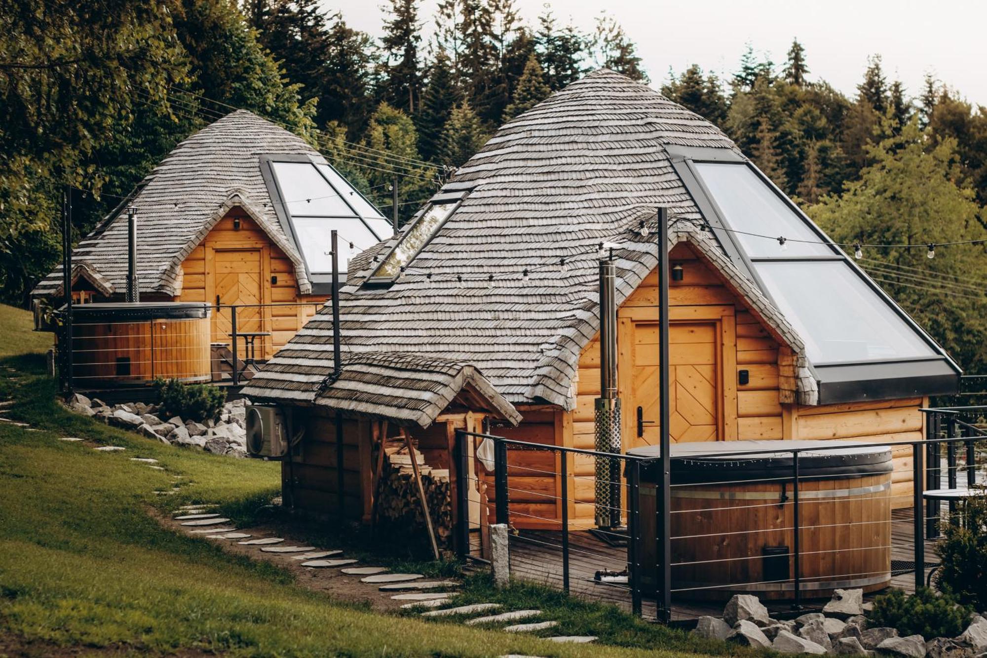 Osada Poli Koniakow - Panoramiczny Domek Nr 1 Z Prywatna Balia I Hydromasazem Екстер'єр фото